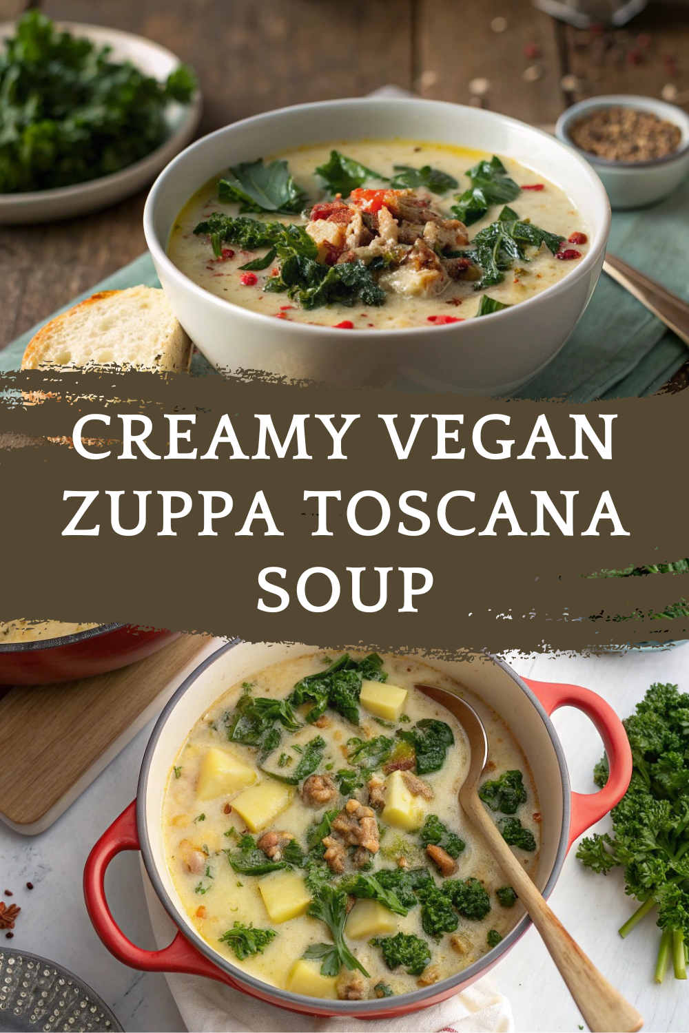 Creamy Vegan Zuppa Toscana Soup